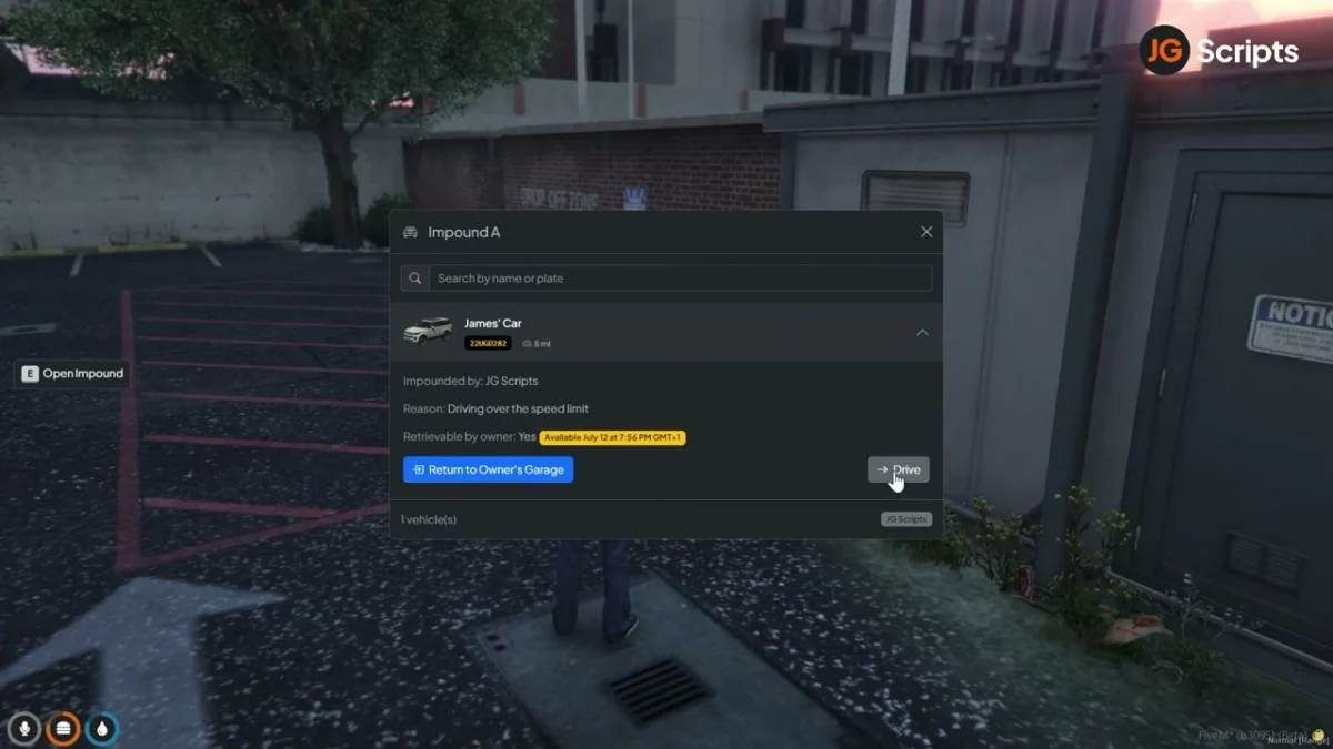 JG Advanced Garages FiveM resource preview 6
