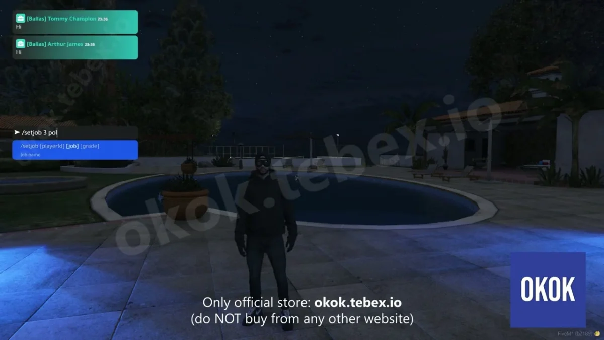 okok Chat V2 FiveM aperçu de la ressource 11