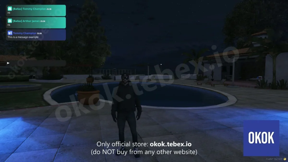 okok Chat V2 FiveM aperçu de la ressource 12