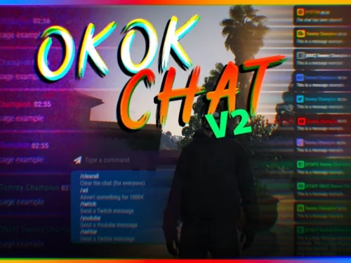okok Chat V2 FiveM resource preview