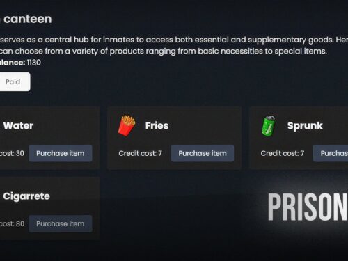 product_prison_canteen Prison all-in-one system FiveM Resource Screenshot