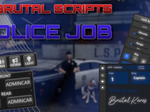 ESX Trabalho de Policial FiveM visualização do recurso