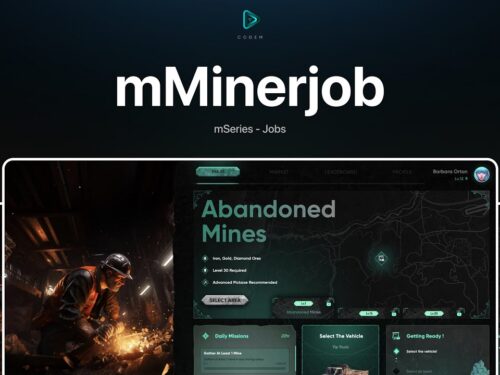 CodeM mMinerJob — FiveM Mining Job Script FiveM resource preview