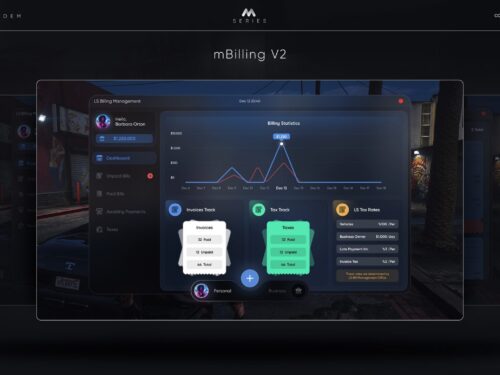 CodeM mBilling — Advanced Billing & Invoice System FiveM resource preview