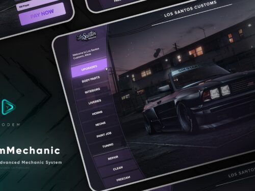 CodeM mMechanic Job — Advanced Mechanic Job System FiveM resource preview