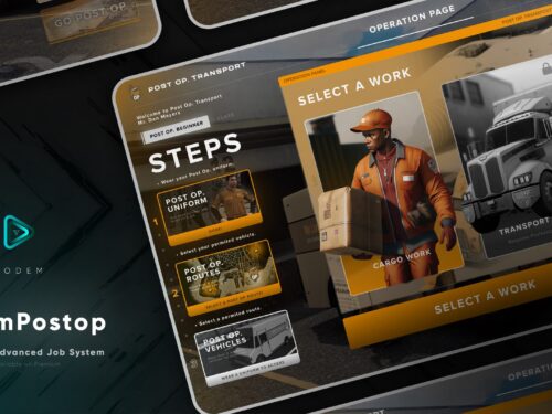 CodeM mPostop — Advanced Cargo Work FiveM resource preview