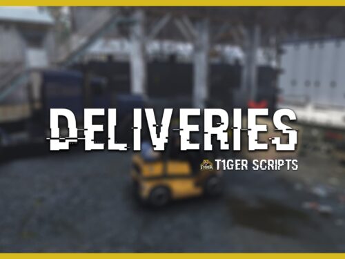 T1ger Delivery Job FiveM recurso de prévia