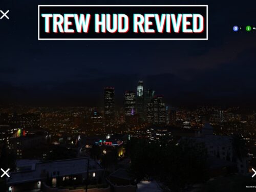 Trew HUD UI FiveM visualização do recurso