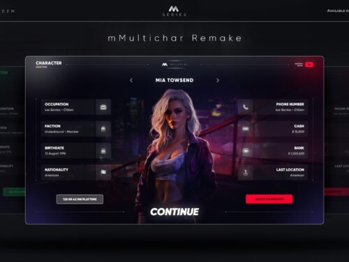 CodeM mMultichar — Advanced Multi-Character System