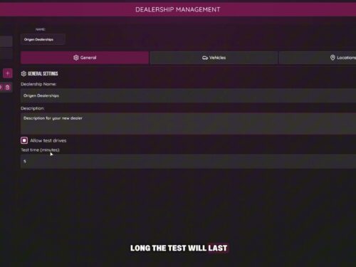 Origen Dealership System | Advanced Vehicle Sales for FiveM