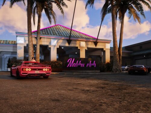 Malibu Club MLO | Vice City Nightclub for FiveM FiveM resource preview