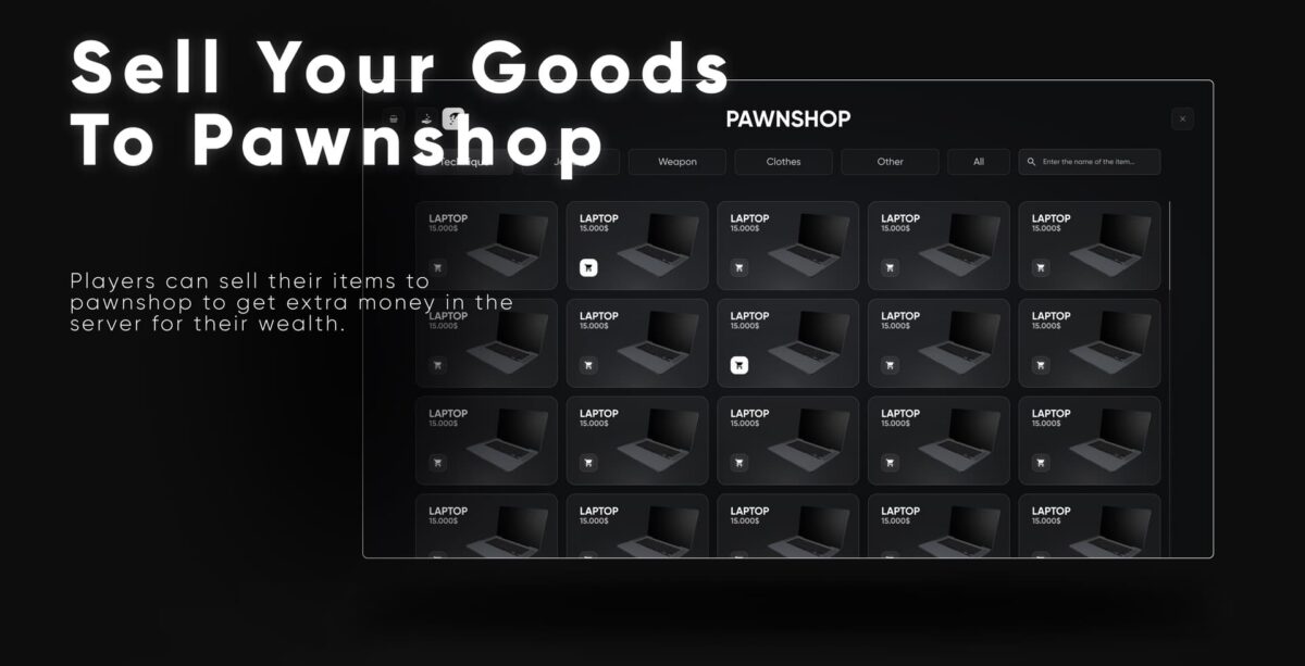 CodeM xPawnshop — Script de prêt sur gages avancé FiveM aperçu de la ressource 5