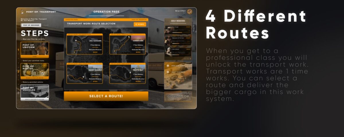 CodeM mPostop — Advanced Cargo Work FiveM resource preview 6