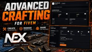 NEX Sistema di Crafting Avanzato [QB, QBX, ESX]