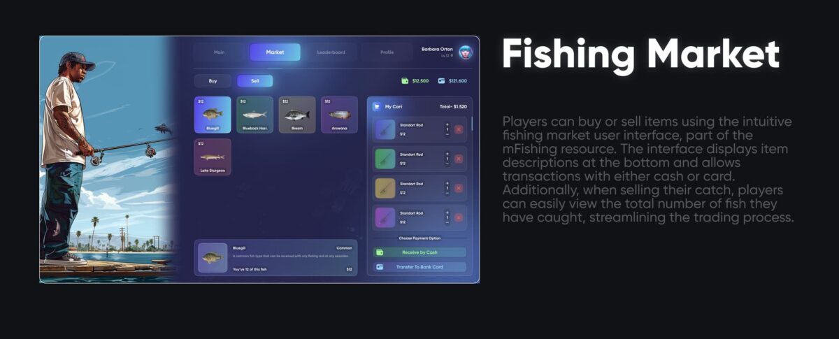CodeM Fishing — Advanced Fishing System FiveM resource preview 7