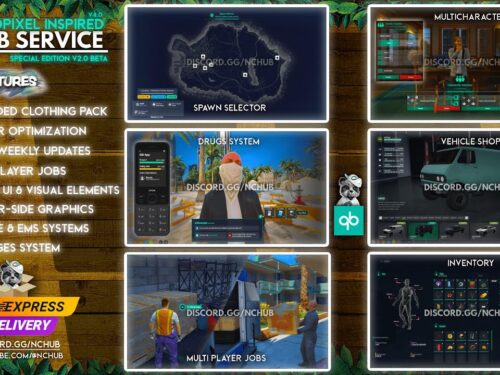 NCHUB V2.0 | NoPixel Inspired FiveM resource preview
