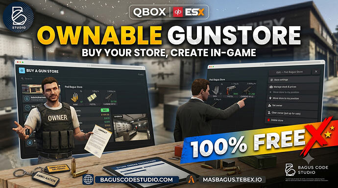 Ownable Gunstore