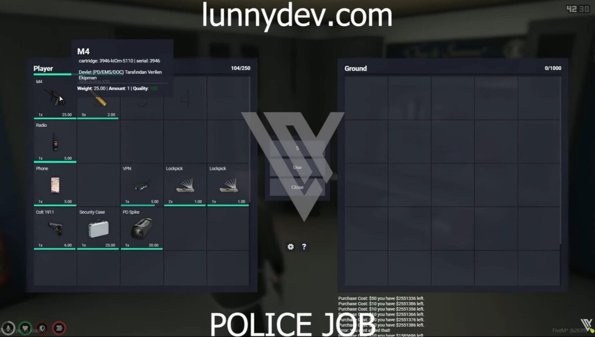 Aperçu de la ressource 3 du serveur inspiré V2 QBCore NoPixel 3.5 FiveM