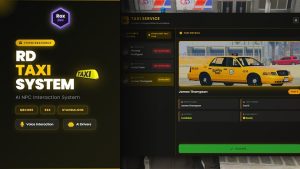 RD Taxi V1.0 - Advanced AI NPC Taxi Service System