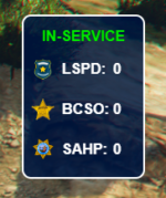 Active Duty Officer — Active Officer Display & Access Control FiveM resource preview 2