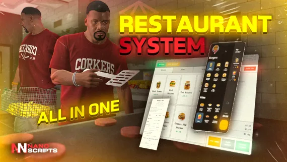Restaurant System fivem restaurant system FiveM