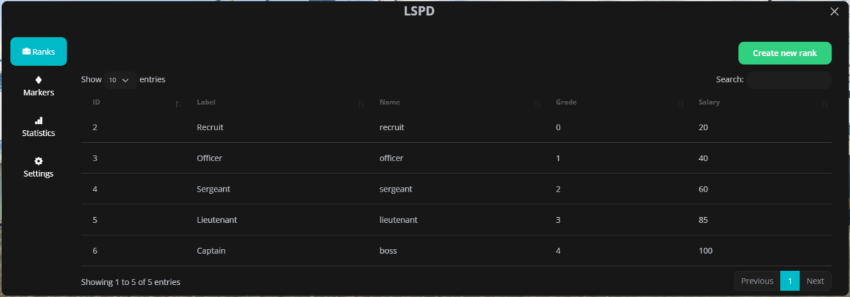 FiveM Mod Jobs Creator official screenshot 3