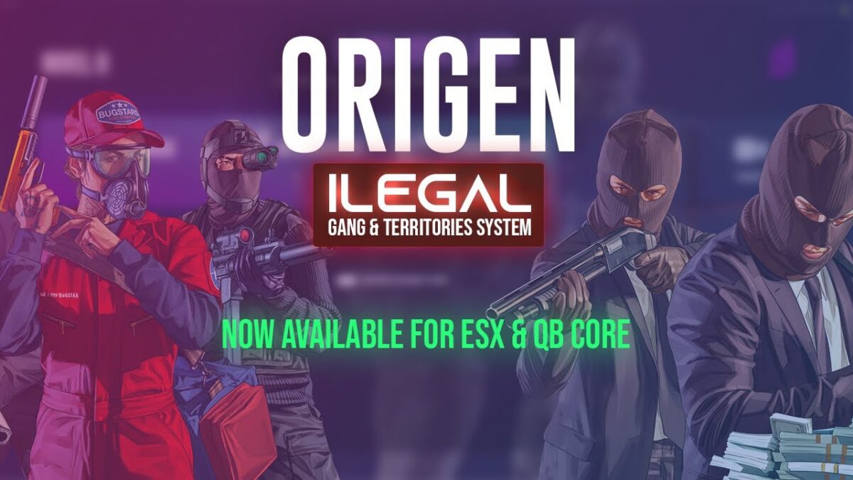 Origen Illegal/Crime System FiveM prévia do recurso 2