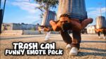 Trash Can Hide Emotes FiveM aperçu de la ressource