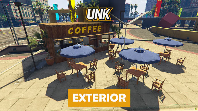 Mini Coffee Kiosk – Legion Square Spot