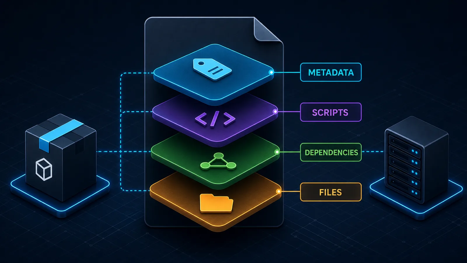 Configuración de fxmanifest.lua para FiveM (Ejemplos de copiar y pegar) 2 capas de fxmanifest.lua para metadatos, scripts, dependencias y archivos