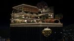 Skyline Reverie Rooftop Lounge with Business Script