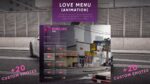 Debux Love Menu video preview showing the love menu interface