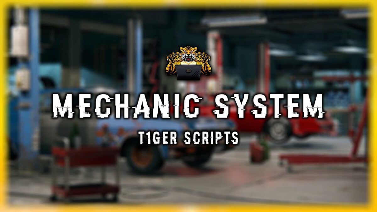 FiveM Mechanic System preview by T1GER Scripts
