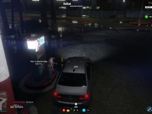 NP Fueling for ESX gameplay preview at a fuel pump