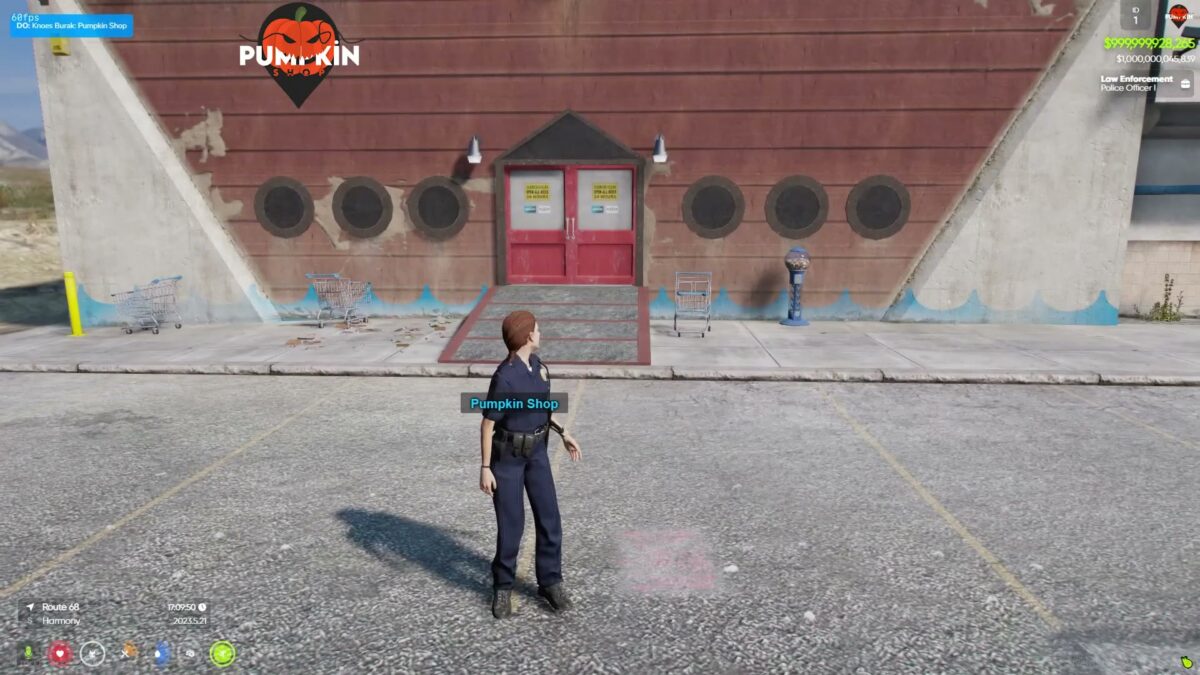 Aperçu vidéo de Pumpkin V2 montrant le gameplay de construction de la boutique de citrouilles