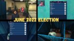 Vote System video preview showing the in-game election interface