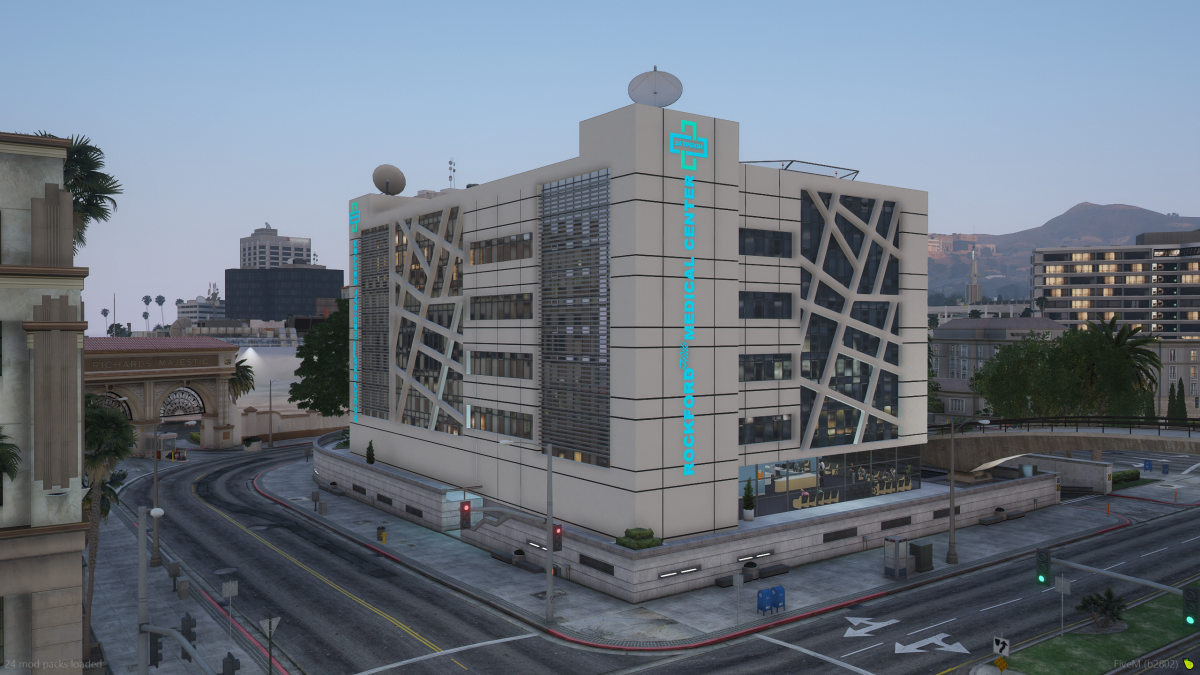 Energy Rockford Hospital MLO FiveM Mod Energy Rockford Hospital MLO