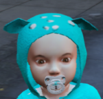 Tercer modelo de personaje de bebé incluido con el guion de bebé FiveM