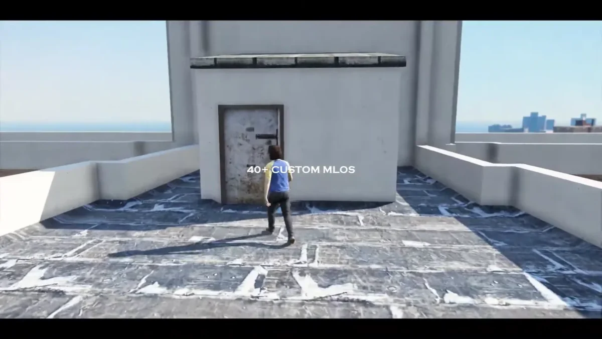 Liberty City VIP map skyline shown in the exact product video