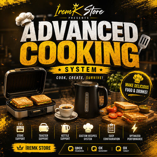 İremK Store – Sistema de Culinária FiveM Gratuito