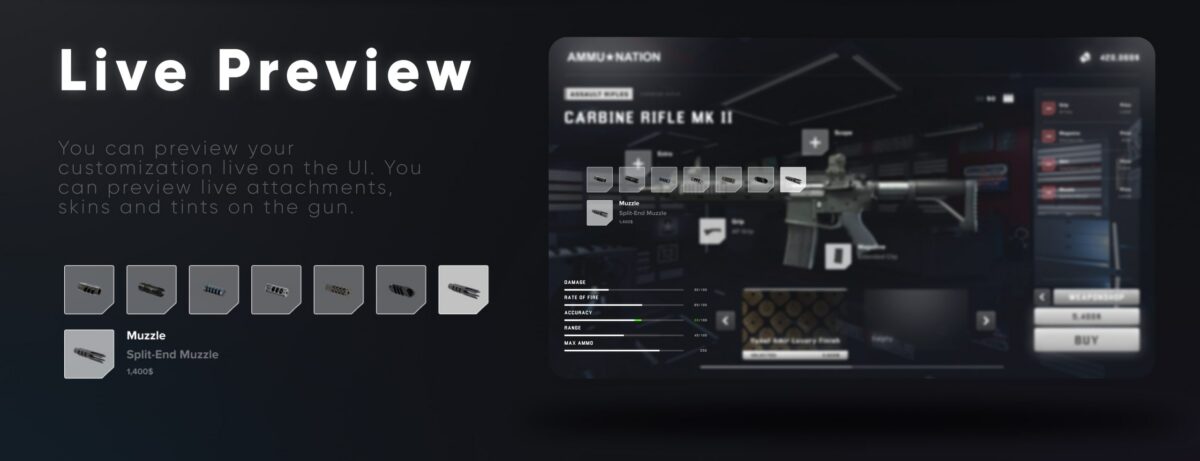 CodeM mWeaponshop FiveM Ressourcen-Vorschau 7