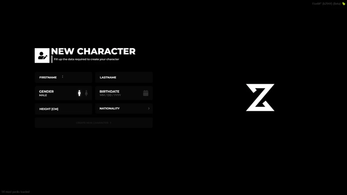 ZSX Multicharacter